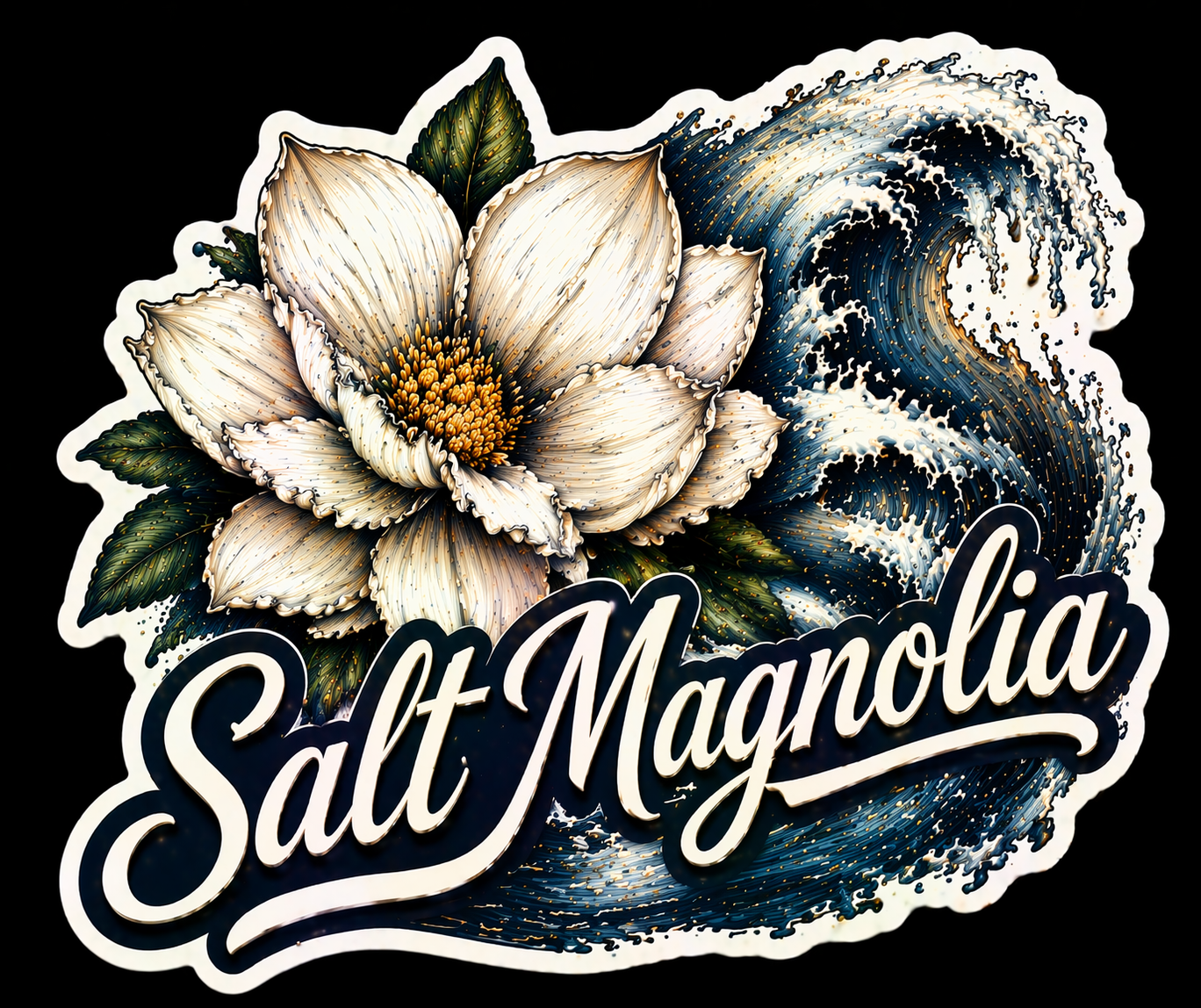 Salt Magnolia ™ Wave Sticker
